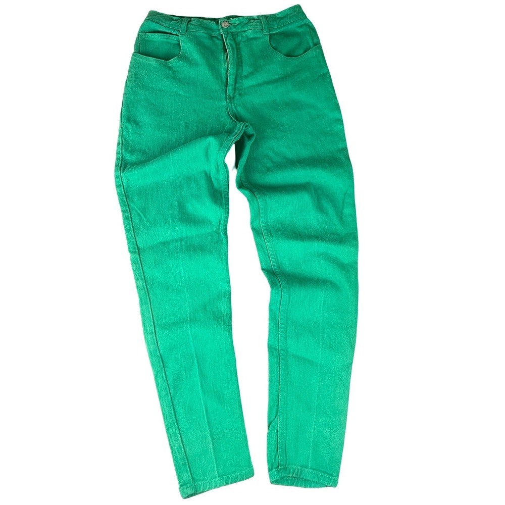 Brighton Blues Vintage Green High Waisted Straight Leg Jeans Womens Size 9/10